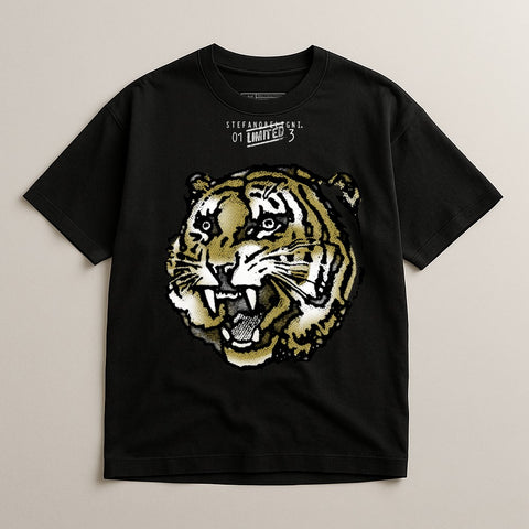 Limited Edition Tiger Print Graphic T-shirt