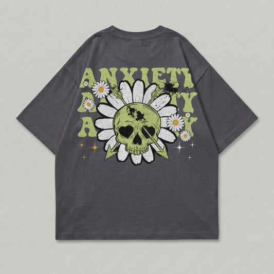 Skull Daisy Arrows Anxiety Graphic Design product type