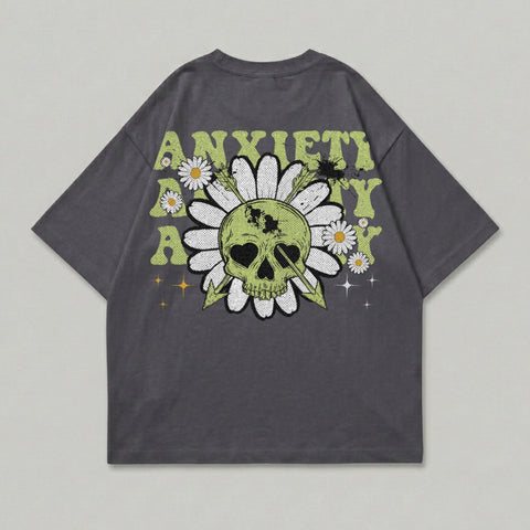 Skull Daisy Arrows Anxiety Graphic Design product type