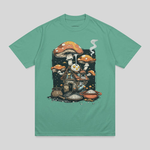 Mushroom House Fantasy Kitchen Fungi Cottage Unique product type