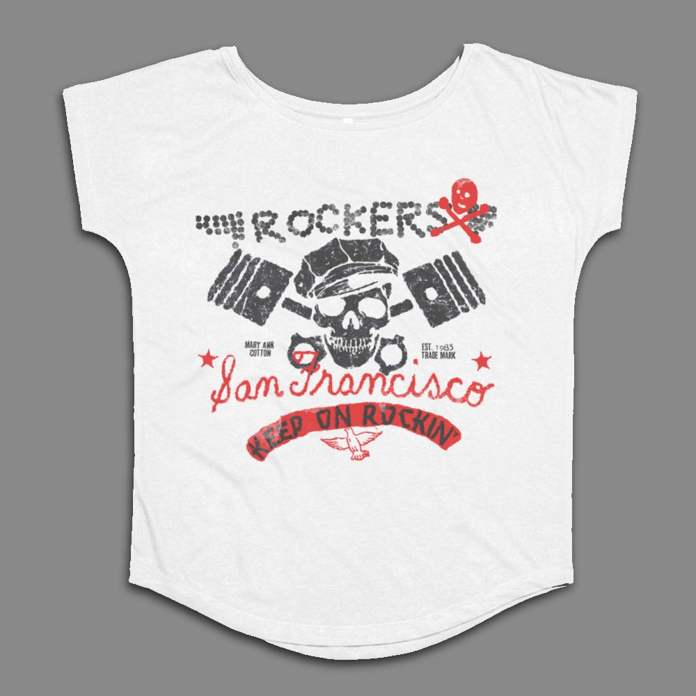 San Francisco Keep On Rockin' Skull T-shirt