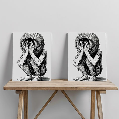 Quadro canvas omertà