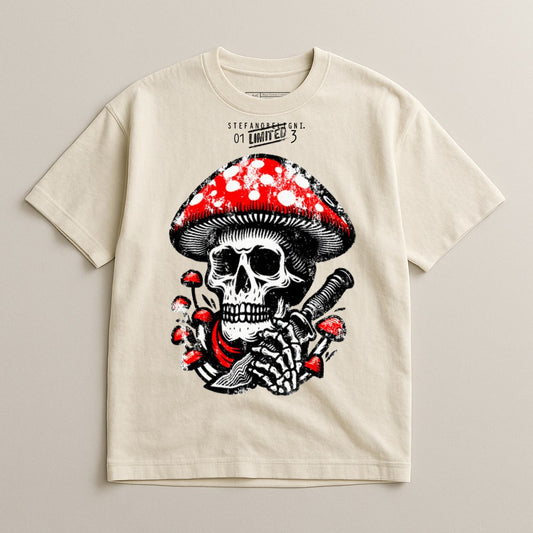 Skull Mushroom Limited Edition Artwork T-Shirt