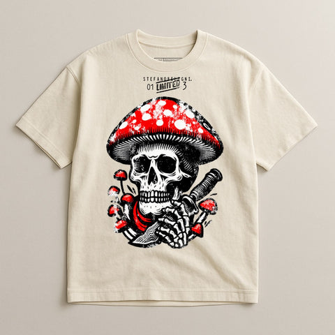 Skull Mushroom Limited Edition Artwork T-Shirt
