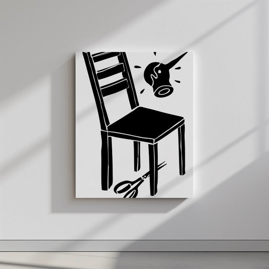 Quadro canvas sasso_forbici