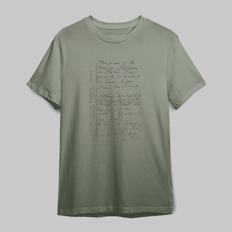 Unique Graphic T-Shirt Design with Handwritten Text