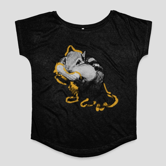 Cute Chipmunk Graphic Tee for Casual Wear