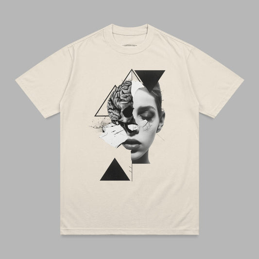Abstract Skull Brain Woman Face Fragmented Design product type
