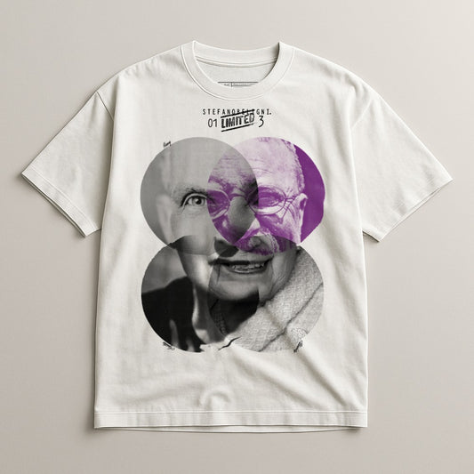 Unique Graphic Tee Depicting a Vintage Portrait Design