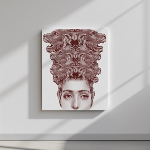 Quadro canvas head