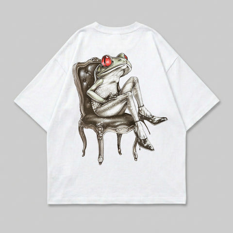 Stylish Frog Royal Chair High Heels Red Eyes product type