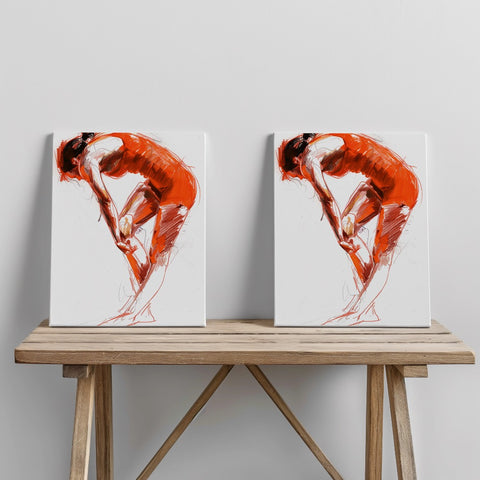 Quadro canvas danzatrice