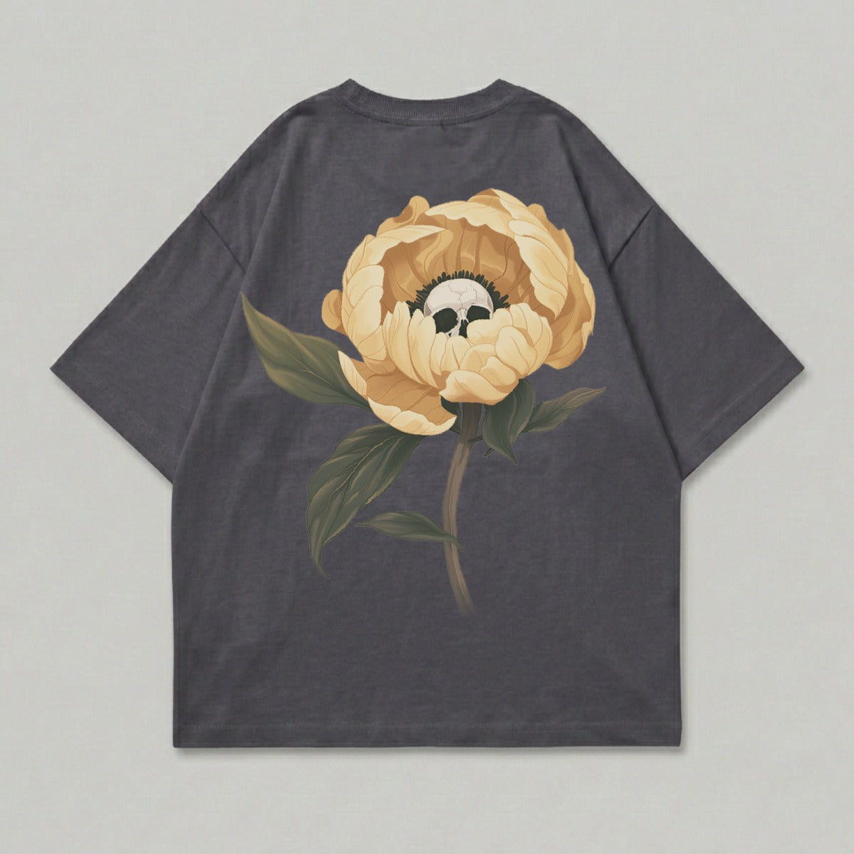 Gothic Yellow Peony Flower Skull Design Dark Tee product type

Gothic Tee
Skull Graphic
Peony Flower
Dark Aesthetic
Floral Design
Yellow Peony
Unique Print
Back Design
Streetwear Style
Edgy Apparel
Botanical Skull
Vintage Look
Graphic Tee
Alternative Fashion
Macabre Art
Unisex Tee
Art Print Tee
Dark Grey Shirt
Statement Piece
Oversized Tee
