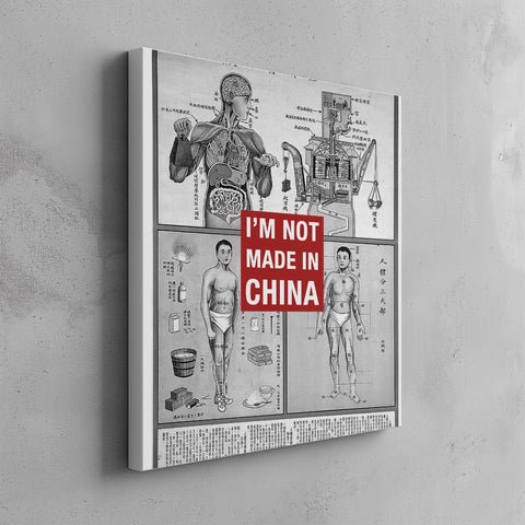 Quadro canvas Not China