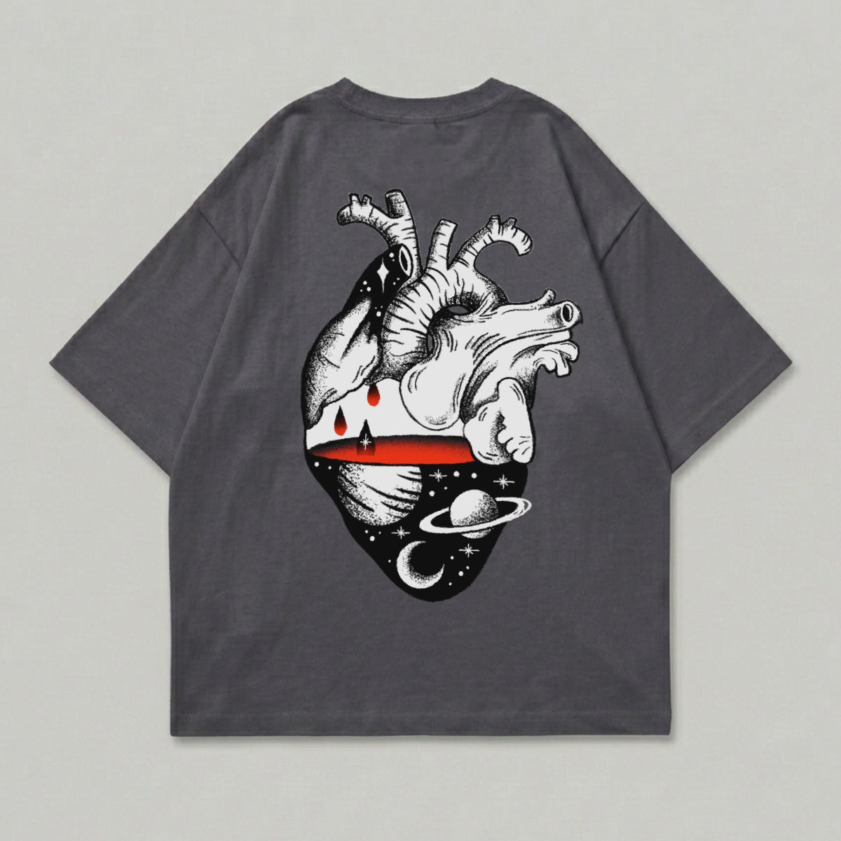 Anatomical Cosmic Heart Planets Moon Stars Bleeding product type