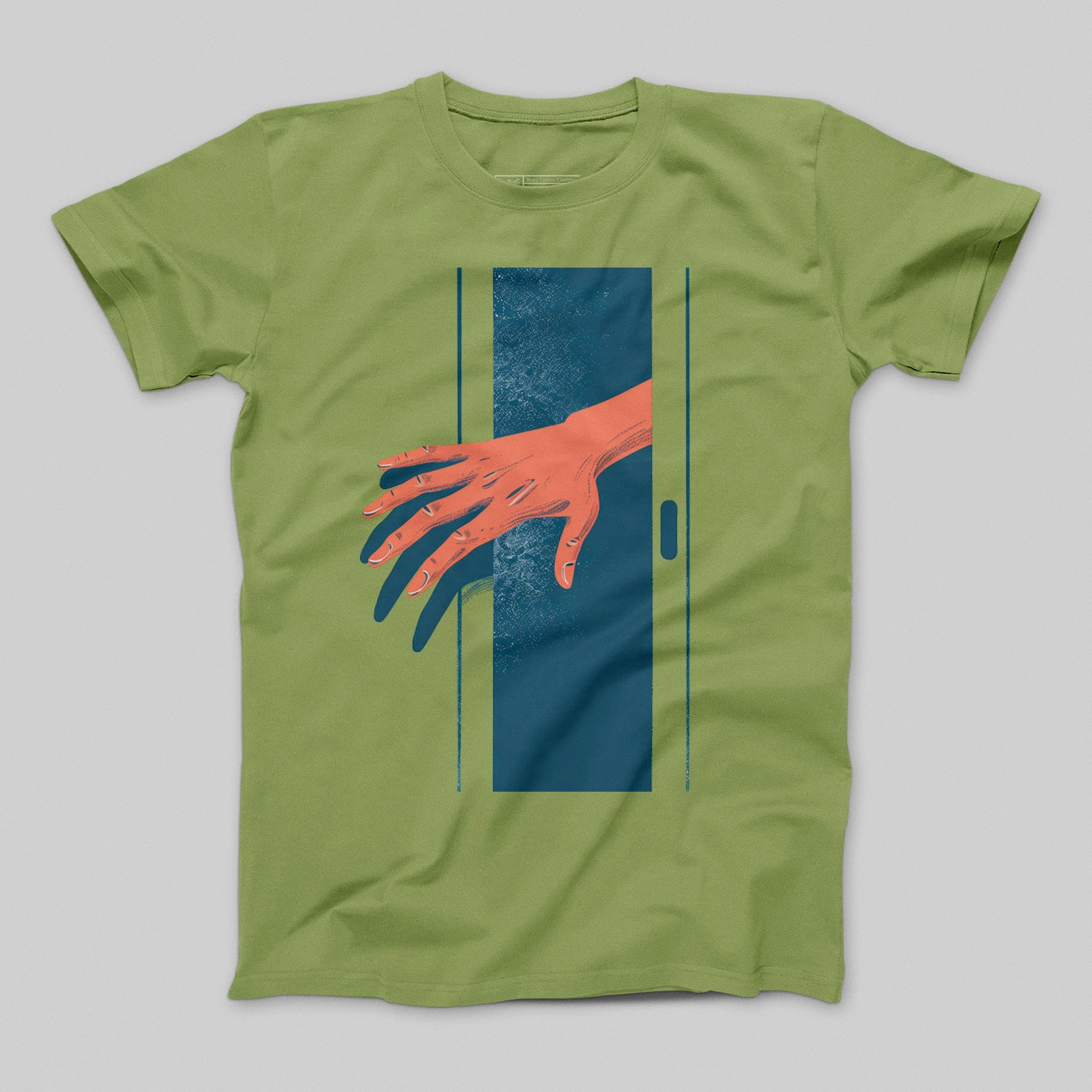 Spooky Hand Reaching Through Doorway T-Shirt