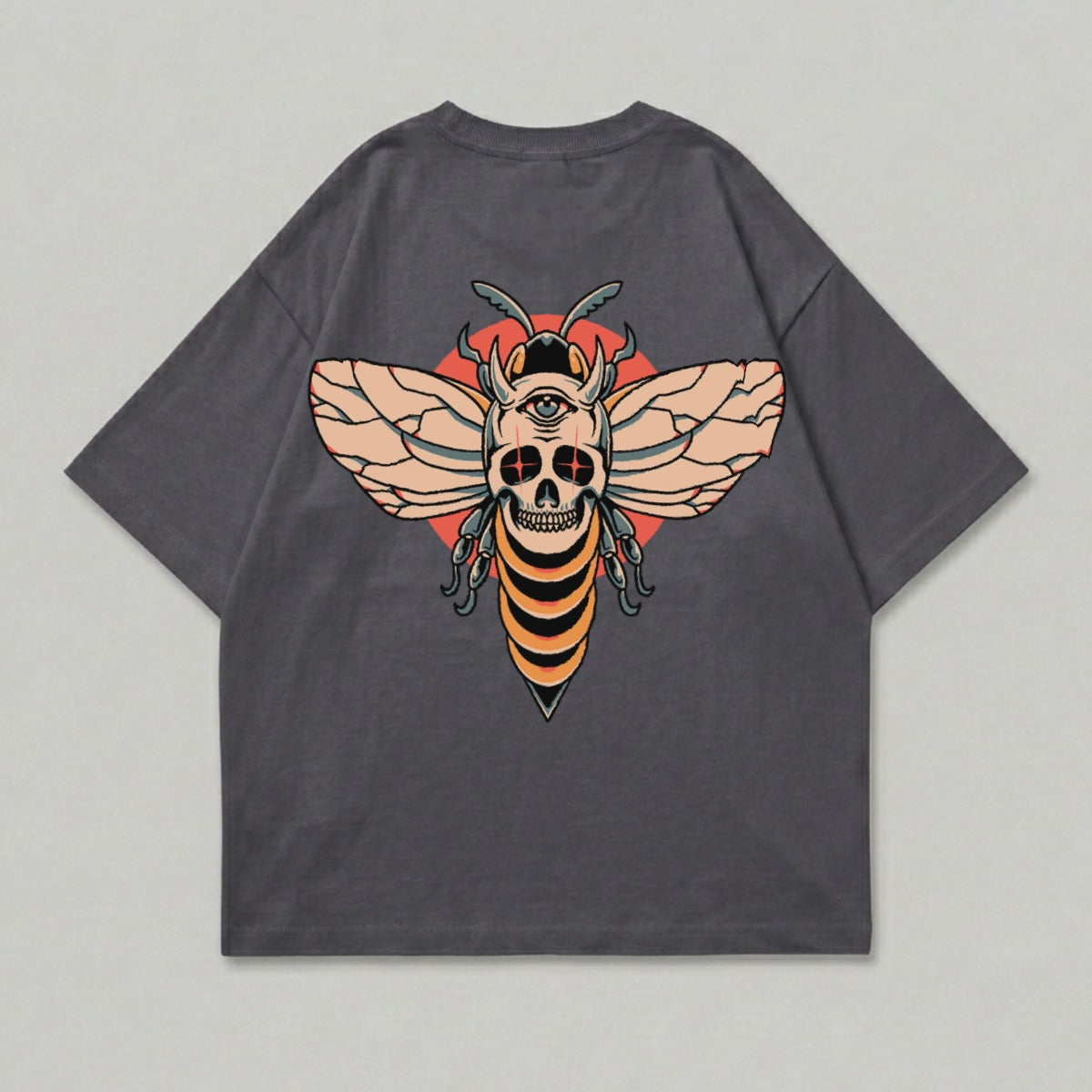 Dark Mystic All Seeing Eye Skull Moth Bee Graphic product type
