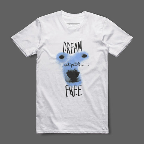 Dream and You'll Be Free Polar Bear T-shirt