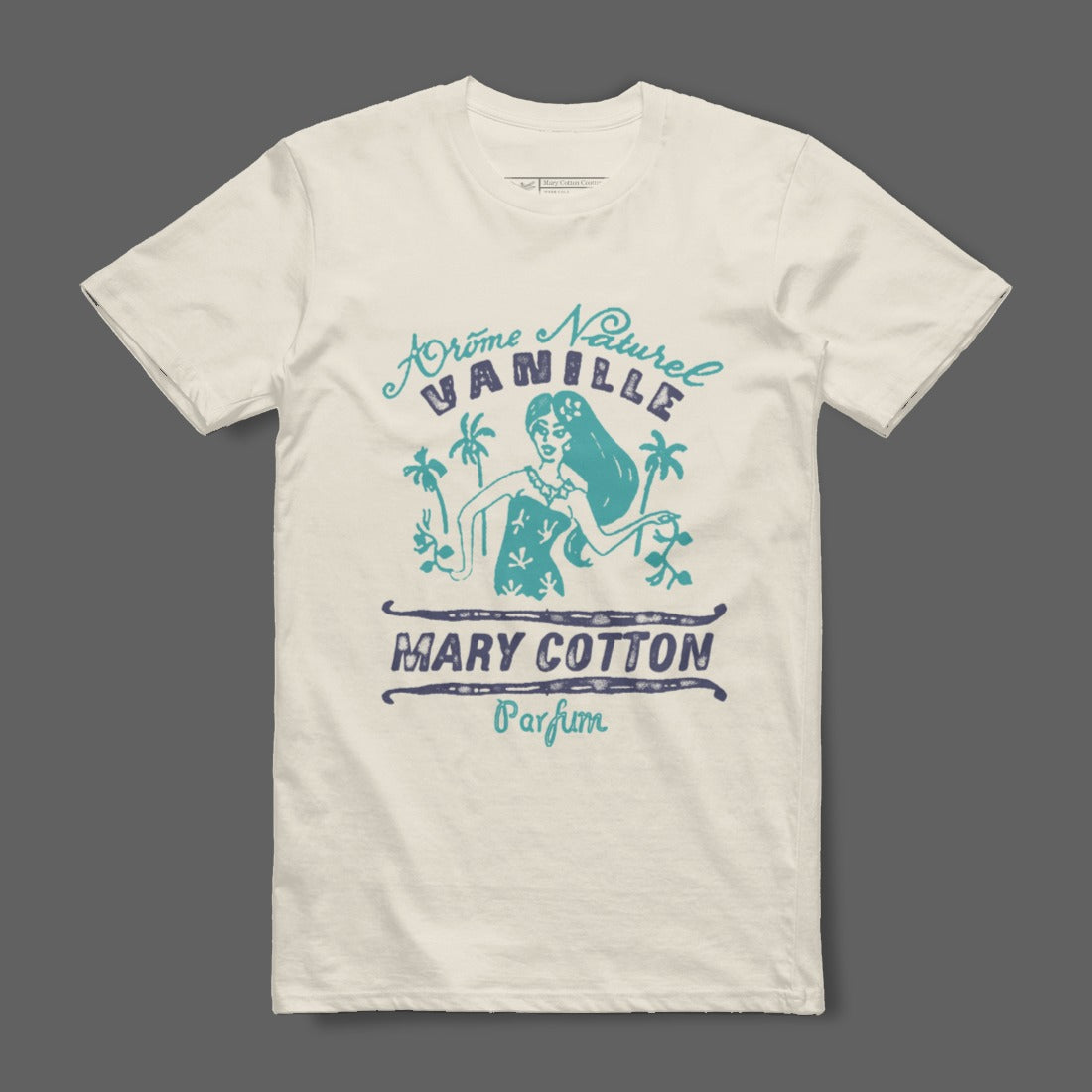 Vintage Style Mary Cotton Parfum T-Shirt Graphic Tee