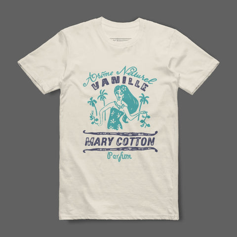 Vintage Style Mary Cotton Parfum T-Shirt Graphic Tee