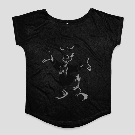 Retro Cartoon Character WTF Graphic Shirt