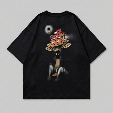Mysterious Mushroom House Shadow Figure Dark product type
