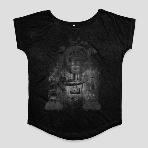 Mysterious Scientific Apparatus Black T-Shirt