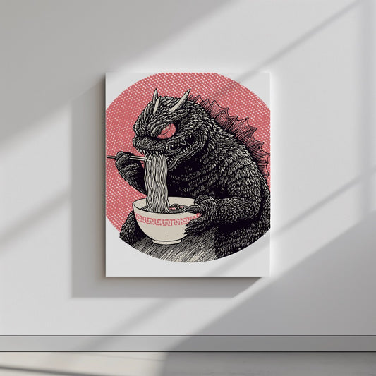 Quadro canvas ramenzilla