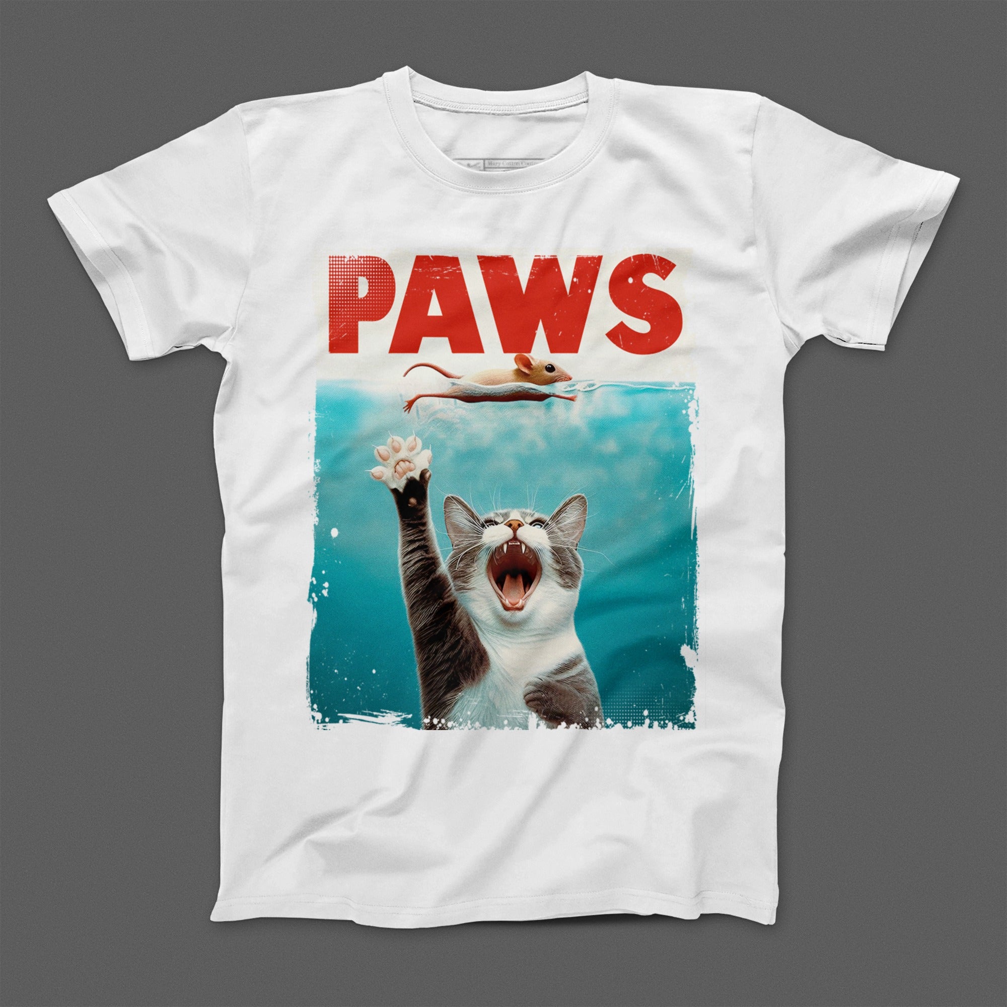 Cat Paws Design with Mouse Graphic Shirt