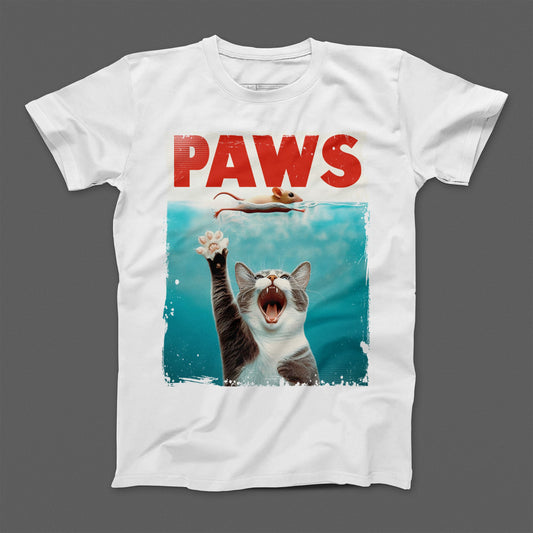Cat Paws Design with Mouse Graphic Shirt