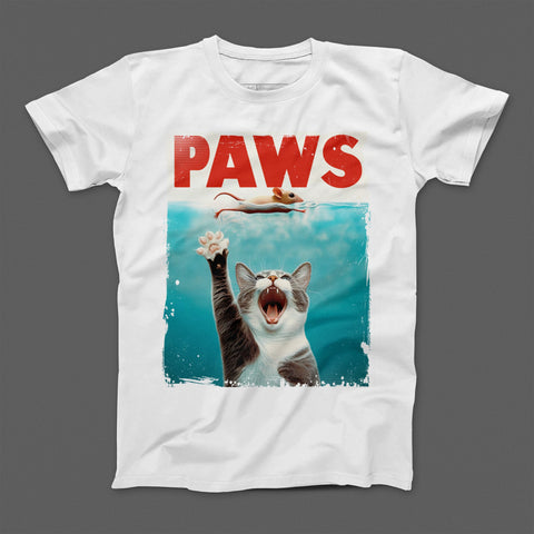 Cat Paws Design with Mouse Graphic Shirt