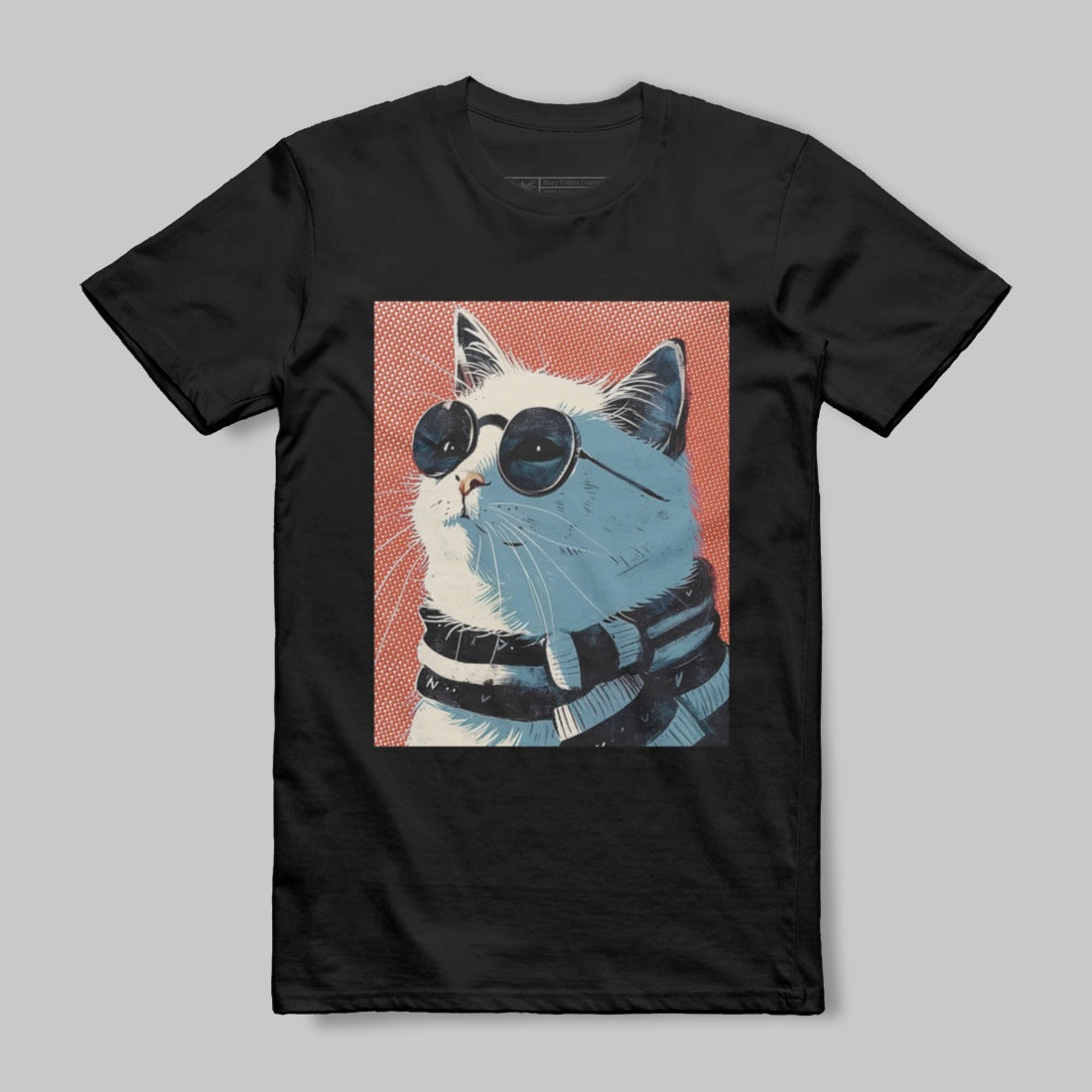 Cool Cat with Sunglasses Graphic Tee