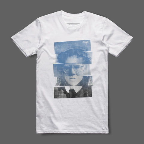 Vintage Distorted Portrait Design Graphic T-Shirt