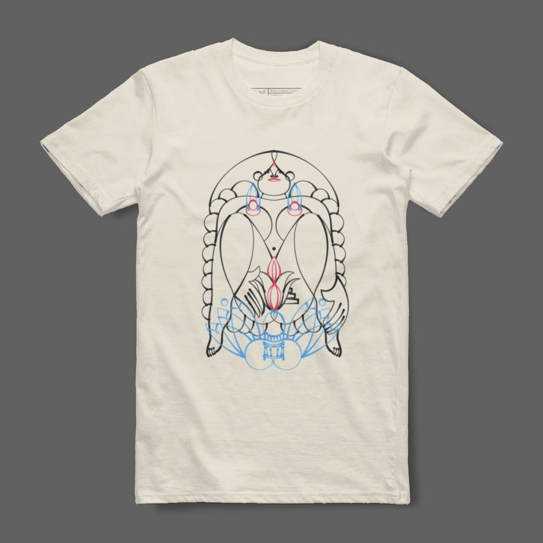 Abstract Geometric Design White T-shirt product