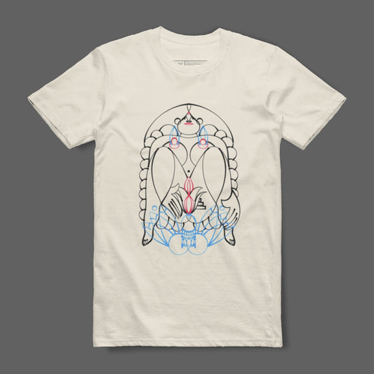 Abstract Geometric Design White T-shirt product