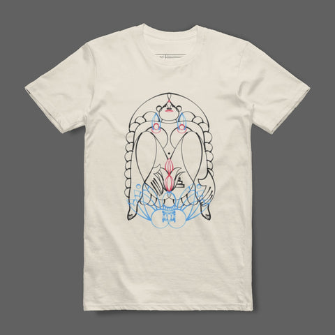 Abstract Geometric Design White T-shirt product