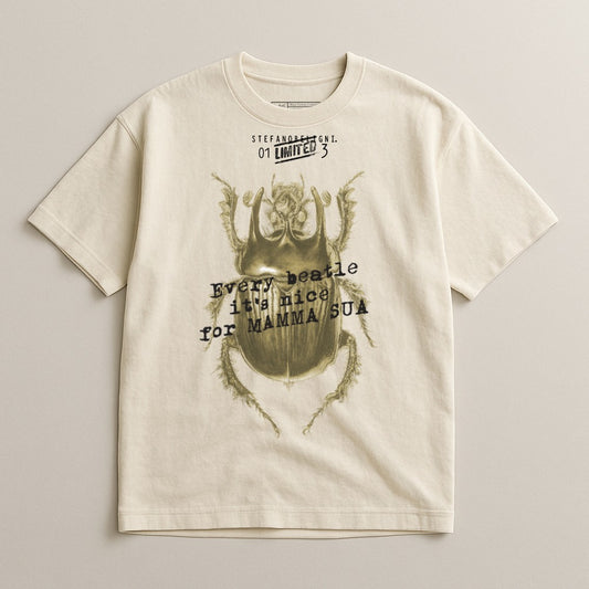 Unique Beetle Graphic T-Shirt for Stylish Wardrobe