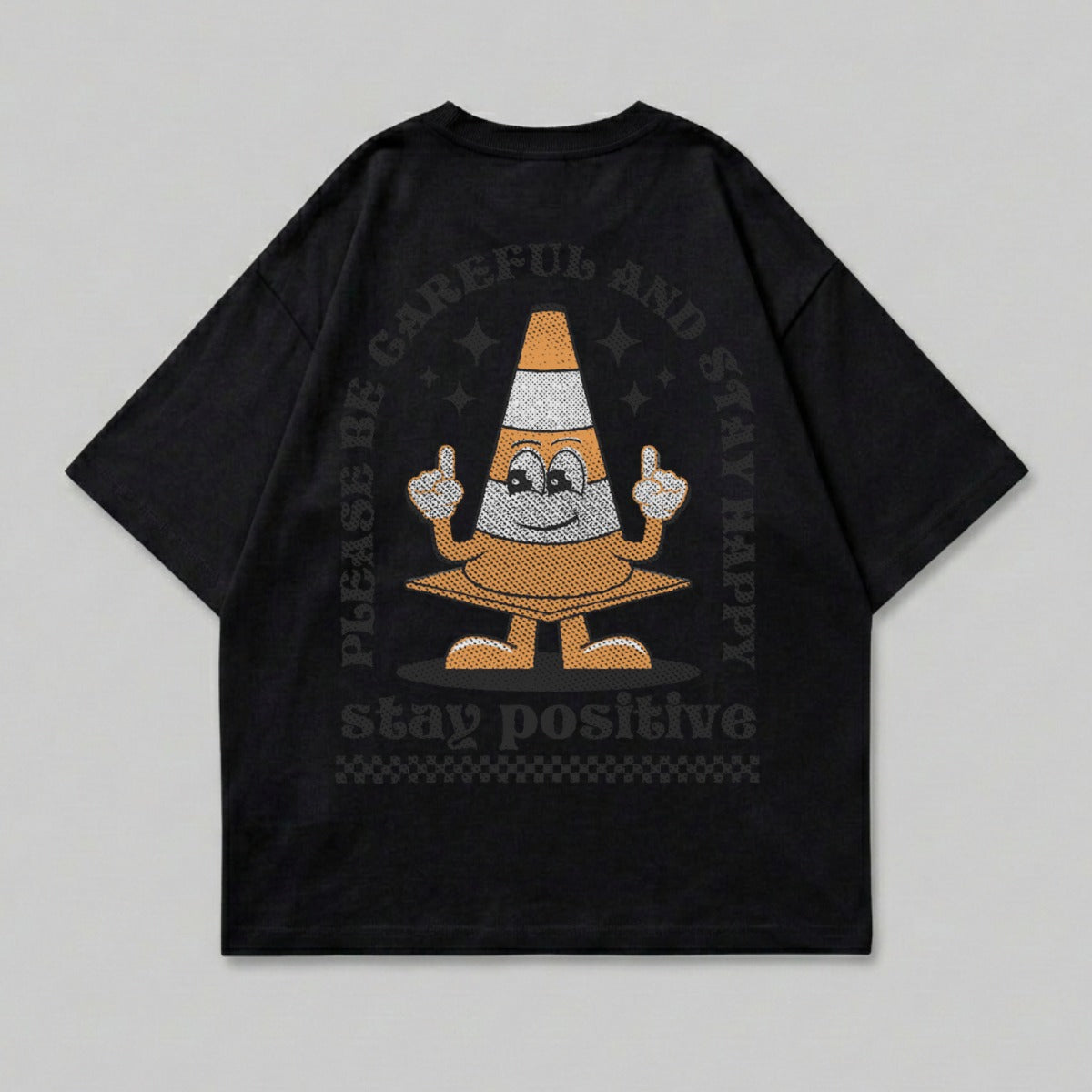 Please Be Careful AND Stay Happy Traffic Cone product type
