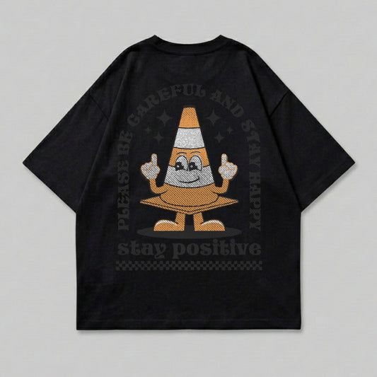 Please Be Careful AND Stay Happy Traffic Cone product type