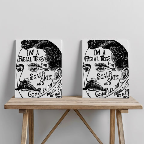 Quadro canvas Facial