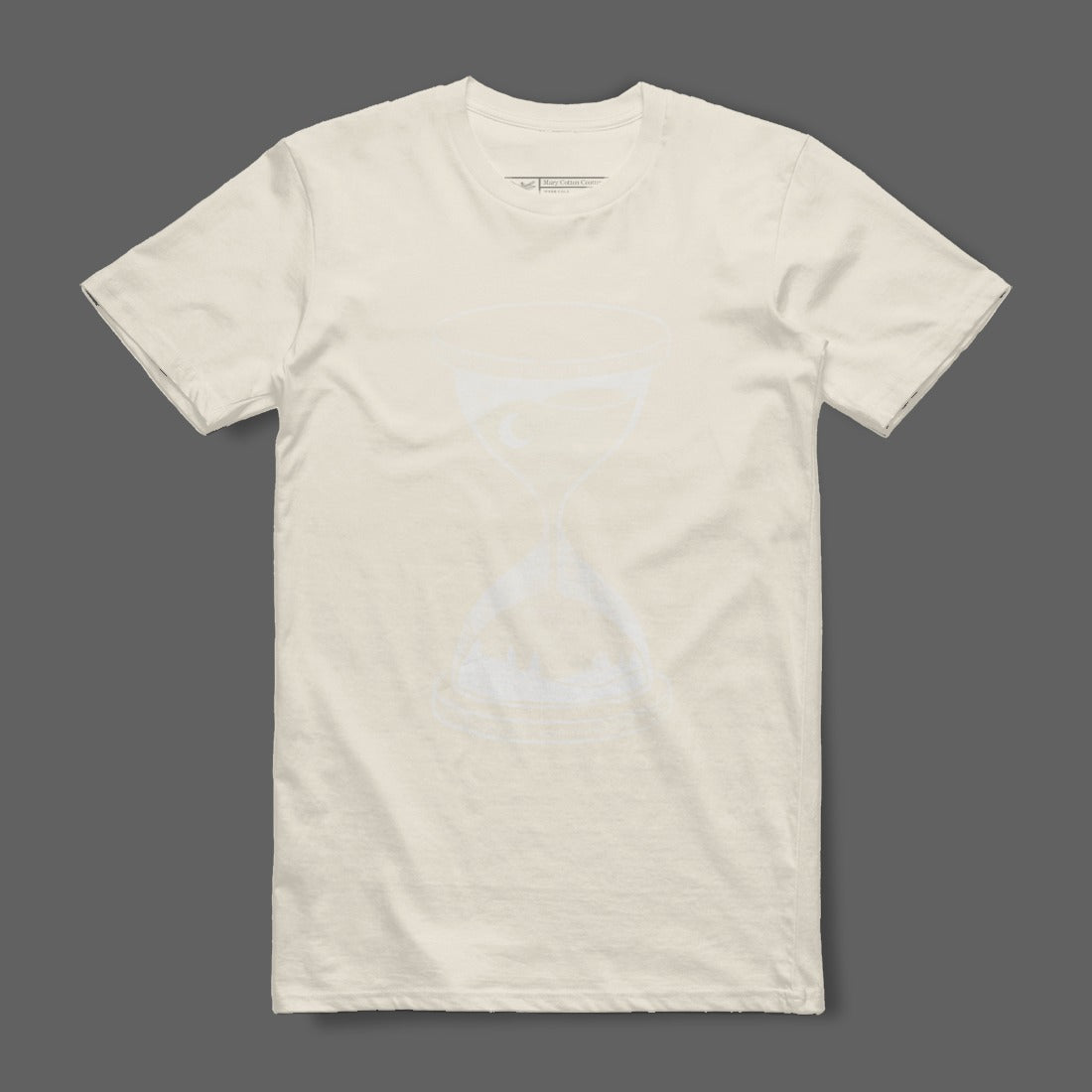 Time Hourglass Design Graphic Tee Shirt