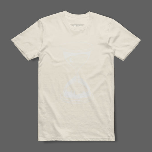 Time Hourglass Design Graphic Tee Shirt