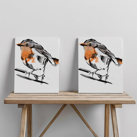 Quadro canvas redbird