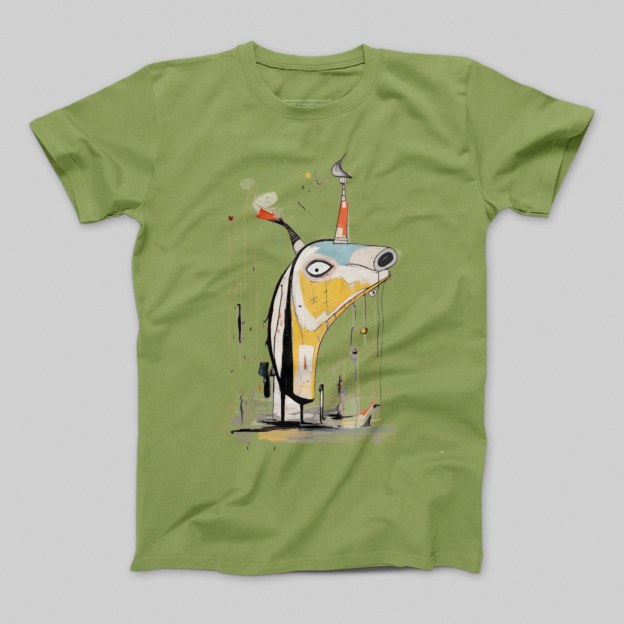 Abstract Art Style Graphics Contemporary T-shirt