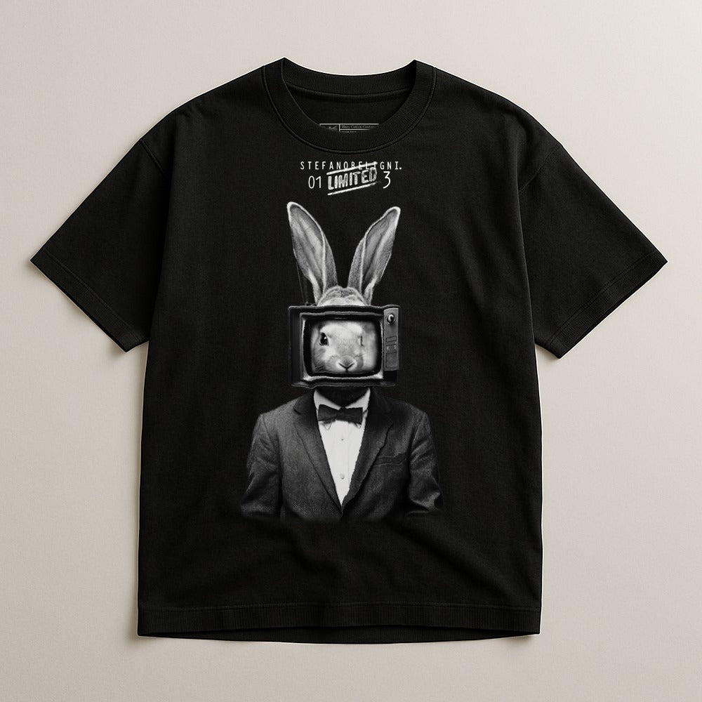 Unique Rabbit Television Head Limited Edition Shirt