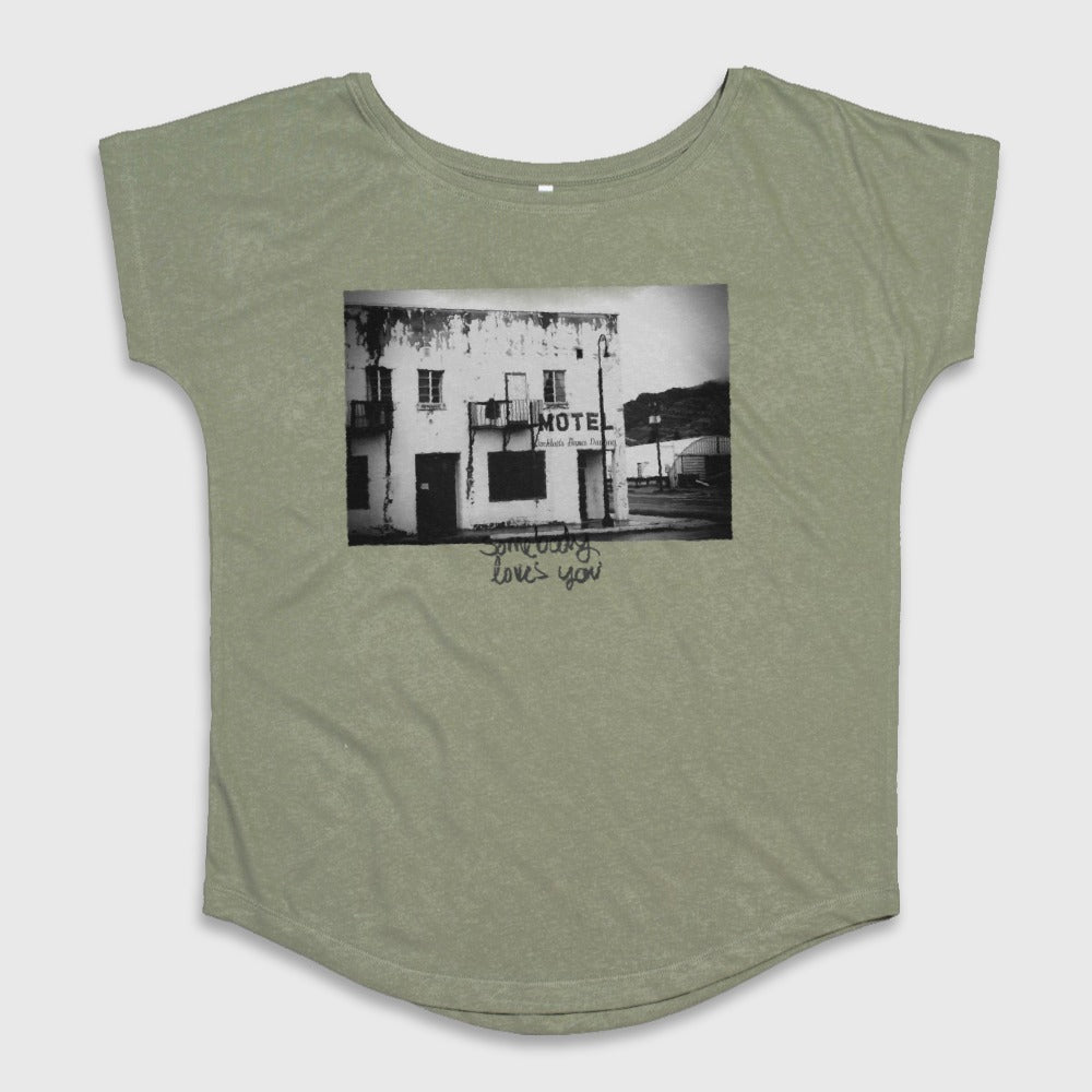 Abandoned Motel Somebody Loves You Graphic Shirt