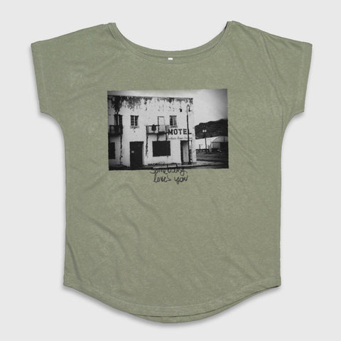 Abandoned Motel Somebody Loves You Graphic Shirt