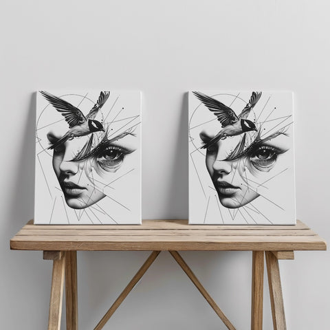Quadro canvas bird-eye