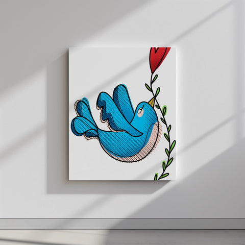 Quadro canvas tweet-Love