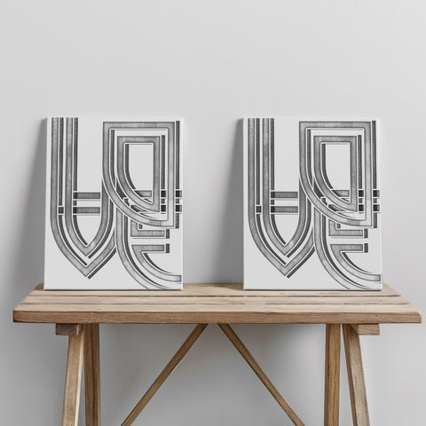 Quadro canvas love_BLACK